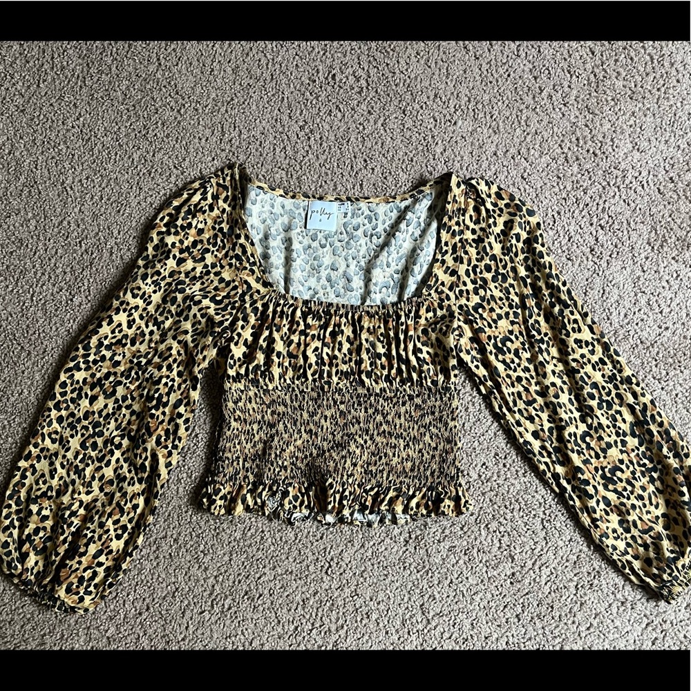Leopard print long sleeve